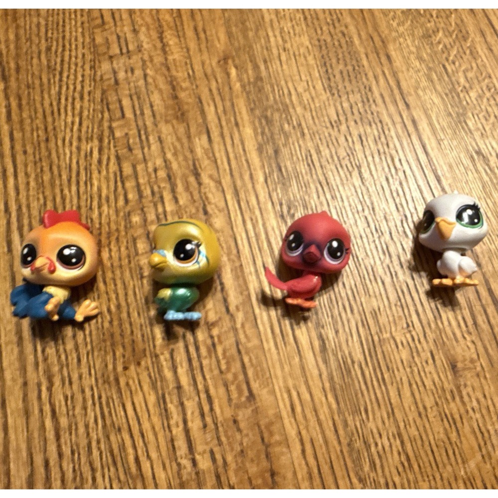 Littlest Pet Shop LPS Bird Figures Lot of 5 Littlest Pet Shop Ages 4-7